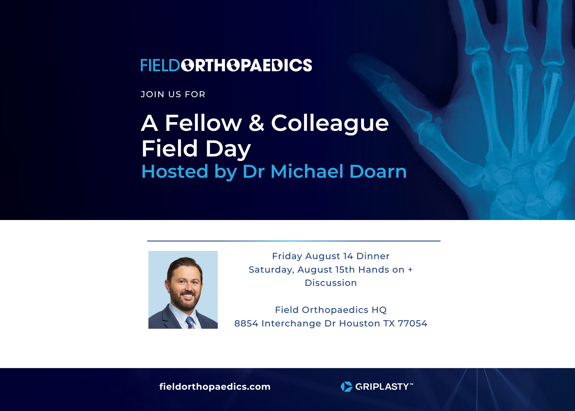 Fellow Field Day August 14th Dr Doarn